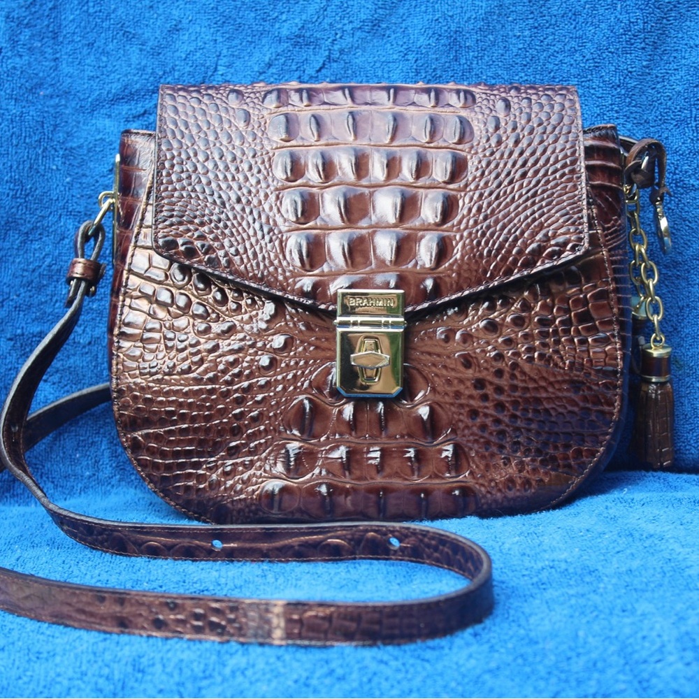 Brahmin Pecan Lizzie Melbourne Crossbody